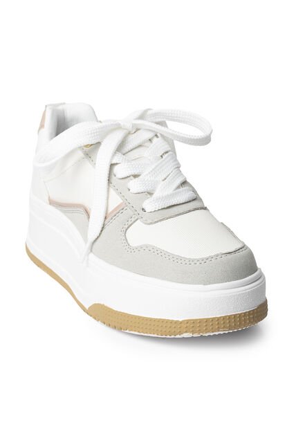 Price Shoes Tenis Urbanos Con Plataforma Mujer 822762TALCO