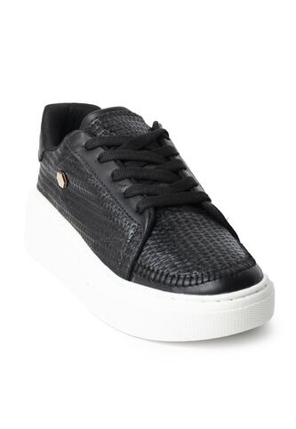 Price Shoes Tenis Con Plataforma Mujer 252D-08NEGRO Price Shoes