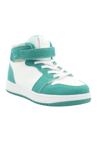 PriceShoes Tenis De Moda Para Niño Estilo Bota 624AB54VERDE Price Shoes
