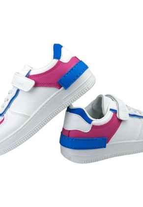 PriceShoes Tenis De Moda Con Velcro Infantiles Para Niñas 624AB52FUCSIA