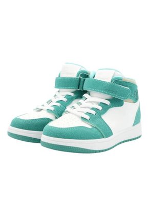 PriceShoes Tenis De Moda Para Niño Estilo Bota 624AB54VERDE