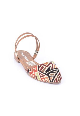 Priceshoes Sandalias Planas Mujeres 48206MIEL Price Shoes