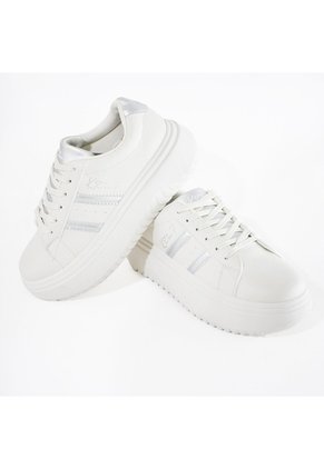 Price Shoes Tenis Plataforma Mujer 202WN46-ABPLATA
