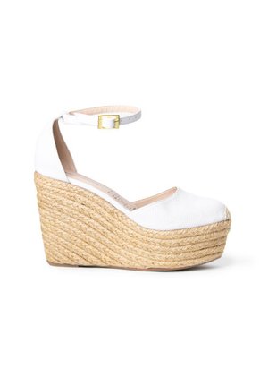 Price Shoes Plataforma En Yute Mujer 962CR111BLANCO
