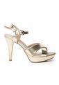 Price Shoes Tacones Con Plataforma Para Mujer 542919CHAMPANA de Price Shoes
