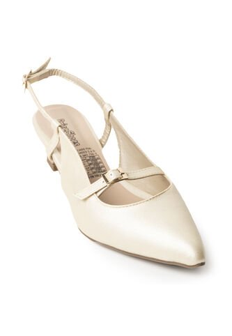 Price Shoes Zapatos  Puntudo De Tacón Para Mujer 4822503CHAMPANA Price Shoes