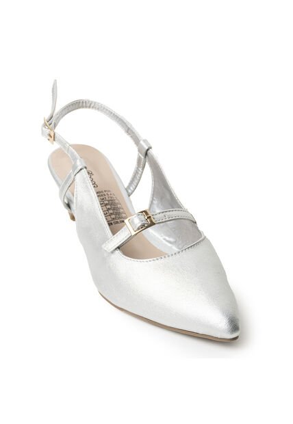 Price Shoes Zapatos  Puntudo De Tacón Para Mujer 4822503PLATA