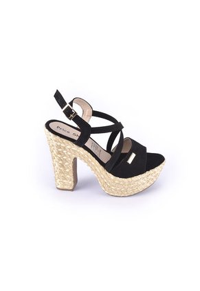 Priceshoes Sandalias Tacones Mujeres 6721080Negro