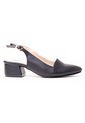 Price Shoes Tacon Cerrado Puntudo Mujer 542684-1NEGRO de Price Shoes