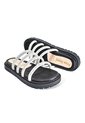 Price Shoes Sandalias Slide Brillo Mujer 282LV02NEGRO de Price Shoes