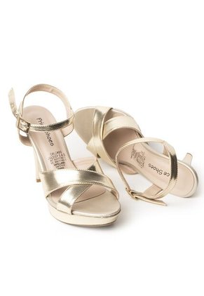 Price Shoes Tacones Con Plataforma Para Mujer 542919CHAMPANA