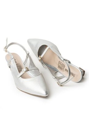 Price Shoes Zapatos  Puntudo De Tacón Para Mujer 4822503PLATA