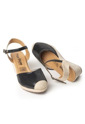 Price Shoes Plataformas  En Yute Para Mujer 692A01MNEGRO