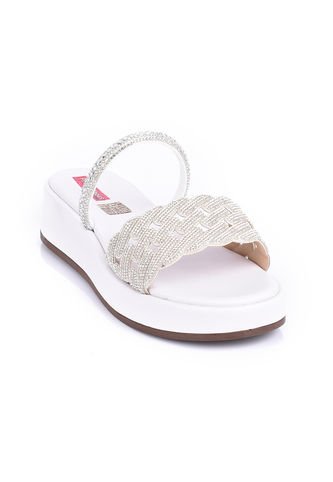 Price Shoes Sandalia Plataforma Para Mujer 4724219BLANCO Price Shoes