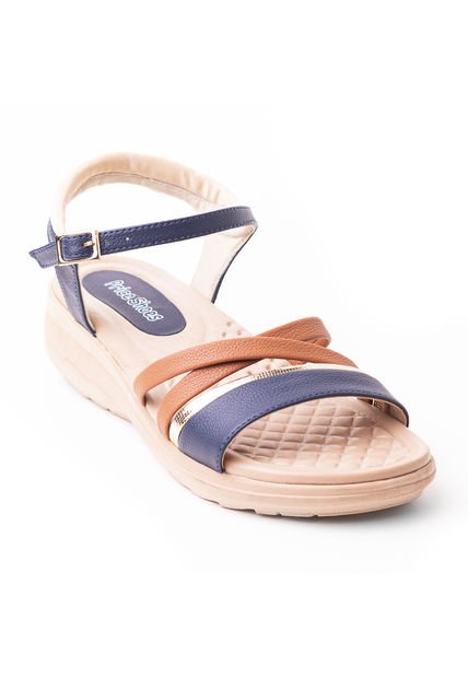Priceshoes Sandalias Confort Para Mujer 182NV352AZUL