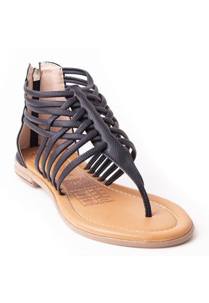 Priceshoes Sandalias Planas Mujeres 3022525NEGRO