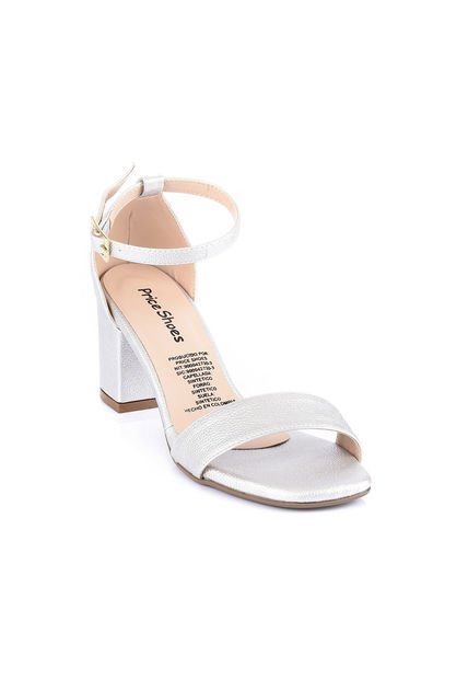 Price Shoes Tacones Moda Mujeres 962CR599PLATA