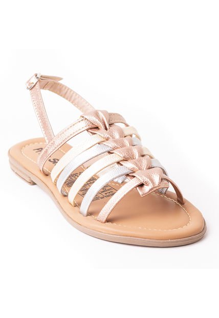 Priceshoes Sandalias Planas Mujeres 3022503OROROSA