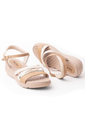 Priceshoes Sandalias Confort Para Mujer 182NV352AMARETTO