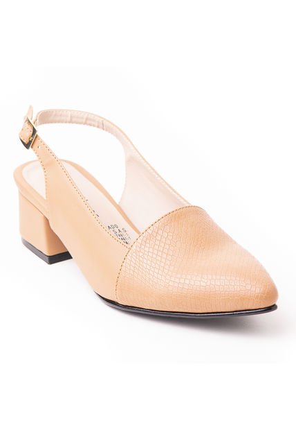Price Shoes Tacon Cerrado Puntudo Mujer 542684-1COCOA
