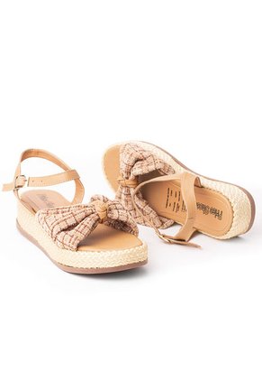 Priceshoes Sandalias Planas Mujeres 462JC012CAMEL