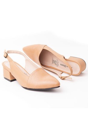 Price Shoes Tacon Cerrado Puntudo Mujer 542684-1COCOA