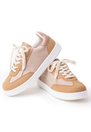 Price Shoes Tenis Moda Mujer 4222508BEIGE