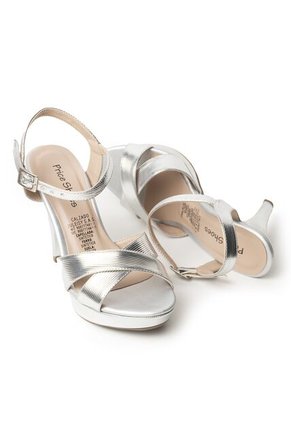 Price Shoes Tacones Con Plataforma Para Mujer 542919PLATA