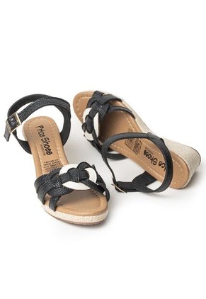 Price Shoes Plataformas  En Yute Para Mujer 692A221NEGRO