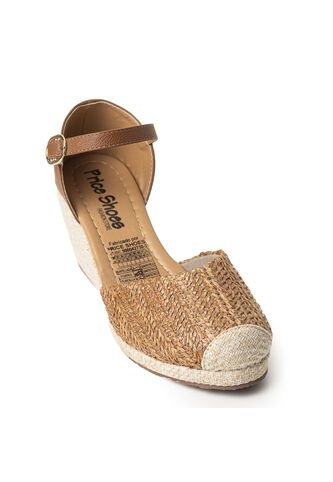 Price Shoes Plataformas  En Yute Para Mujer 692A210MIEL Price Shoes