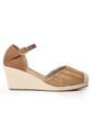 Price Shoes Plataformas  En Yute Para Mujer 692A210MIEL de Price Shoes