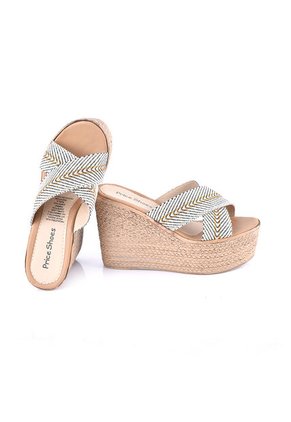Priceshoes Plataformas Para Dama 962CR77NUDE