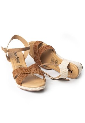Price Shoes Sandalias Con Plataforma Mujer 692A219MIEL