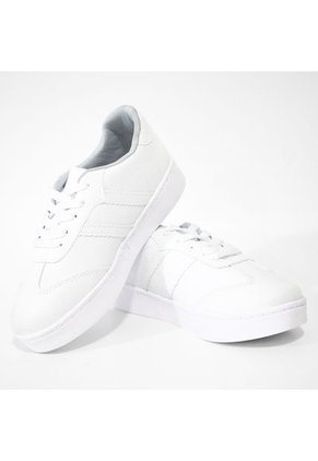 Price Shoes Tenis Escolar 25402COLBLANCO