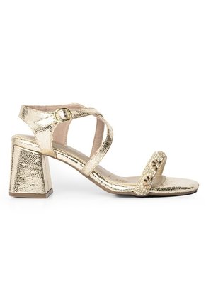 Price Shoes Sandalias Elegantes Mujer 4423231CHAMPANA