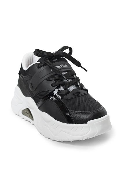 Price Shoes Tenis Moda Mujer 632058NEGRO