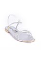 Price Shoes Sandalia Plana Para Mujer 482103PLATA de Price Shoes