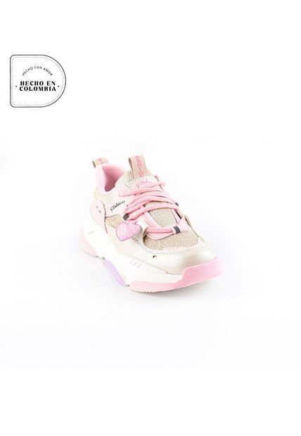 Price Shoes Tenis Moda Niña 55404Beige