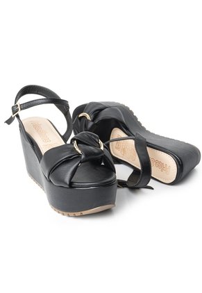 Price Shoes Sandalias Plataformas Mujer 192A-109NEGRO