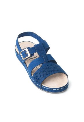 Price Shoes Sandalia Plana Mujer 162531AZUL