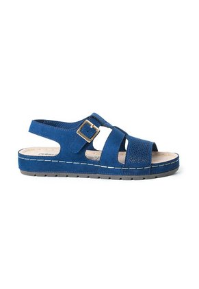 Price Shoes Sandalia Plana Mujer 162531AZUL