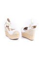 Price Shoes Plataformas Para Dama 962CR30BLANCO de Price Shoes