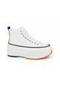 PriceShoes Tenis Plataforma Moda Para Mujer 622C62F1021BLANCO de Price Shoes