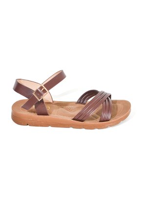 Price Shoes Sandalias Planas Moda Mujer 202BW932-258CHOCOLATE