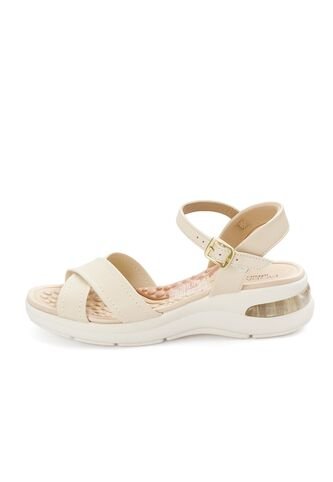 Price Shoes Sandalia Confort Para Mujer 0227183-103CREMA Price Shoes