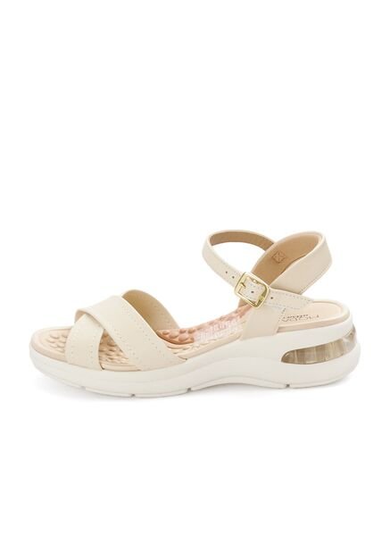 Price Shoes Sandalia Confort Para Mujer 0227183-103CREMA