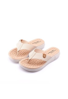 Price Shoes Sandalia Playera Para Mujer 0227142-106-1CREMA