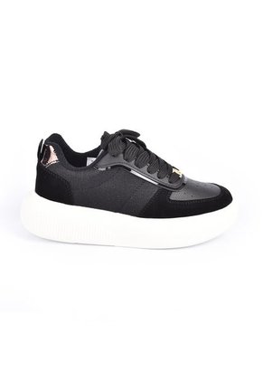 Price Shoes Tenis Moda Mujeres 822562NEGRO
