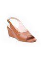 Price Shoes Sandalia Tacon Corrido Mujer 462JC007MIEL de Price Shoes
