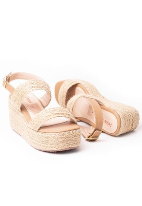 Priceshoes Plataformas En Yute Para Mujer 9521179AMARETTO